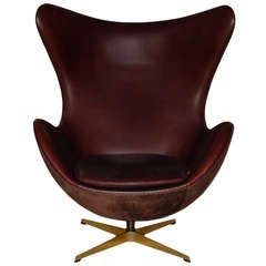 Limited Golden Egg chair by Arne Jacobsen for Fritz Hansen