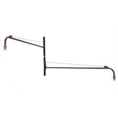 Jean Prouvé Style Swing Jib Lamp 11