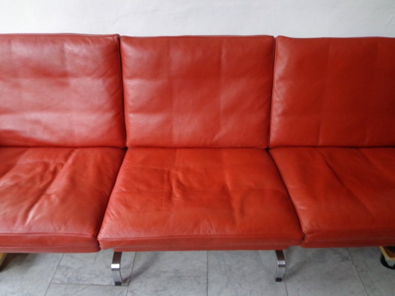 Scandinavian Modern PK 31/3 sofa from Poul Kjaerholm for Fritz Hansen