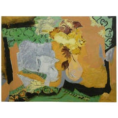 Used Ann Lyne "Sunflowers and Milk Pitcher" 2011 Oil on Linen