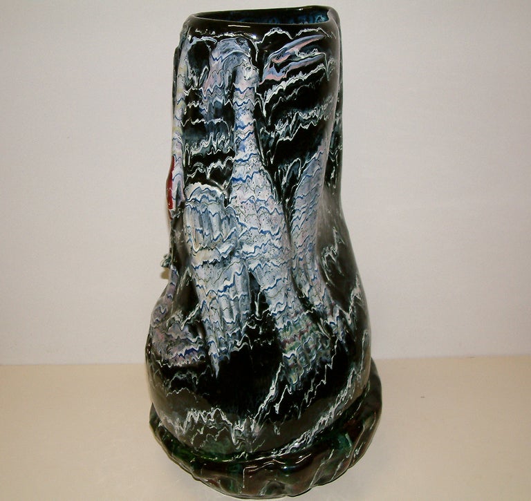 Monumental San Polo Ceramic Vase by Otello Rosa