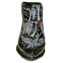 Monumental San Polo Ceramic Vase by Otello Rosa