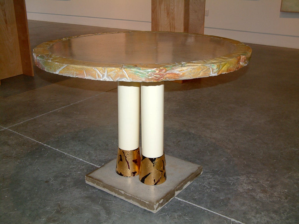 American Carmen Spera Pedestal Table For Sale