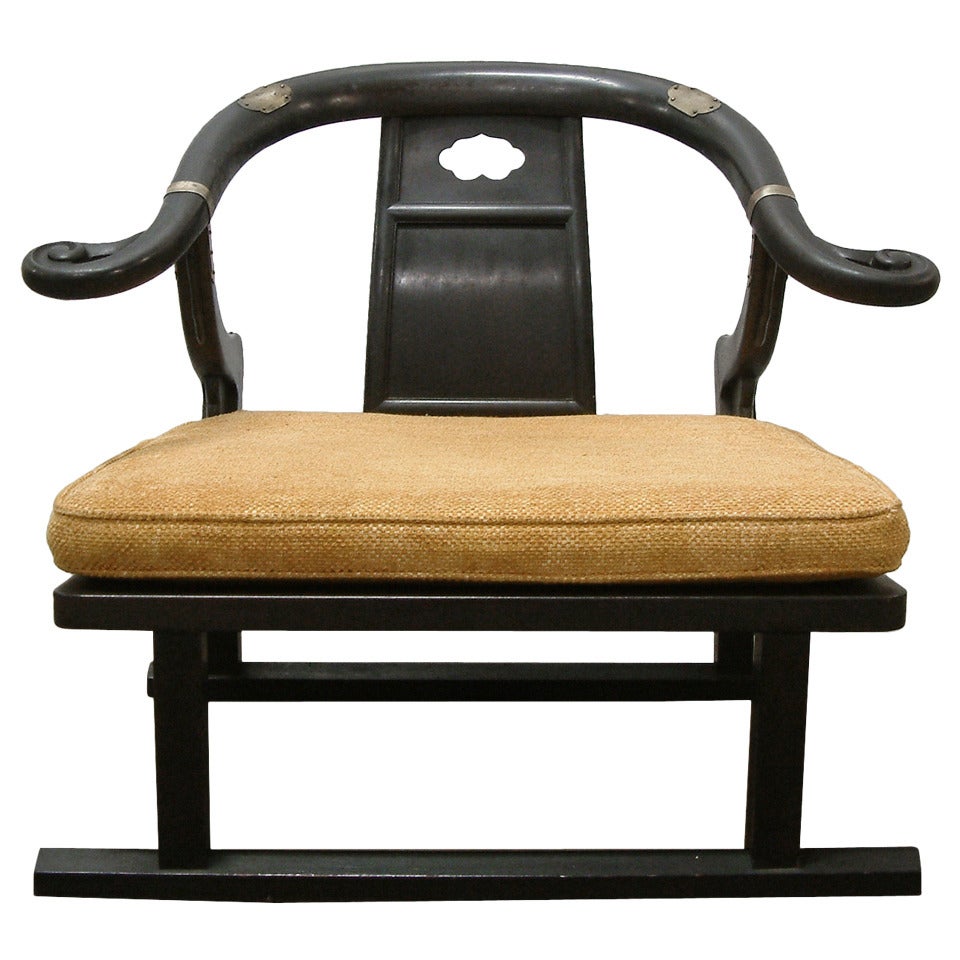 Michael Taylor for Baker "Far East Collection" Lounge Chair For Sale