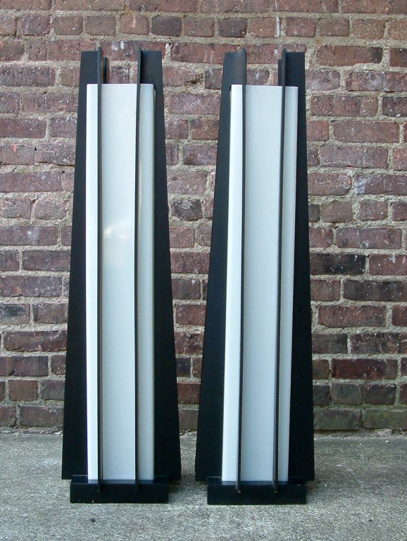 Pair of Modeline Table Lamps