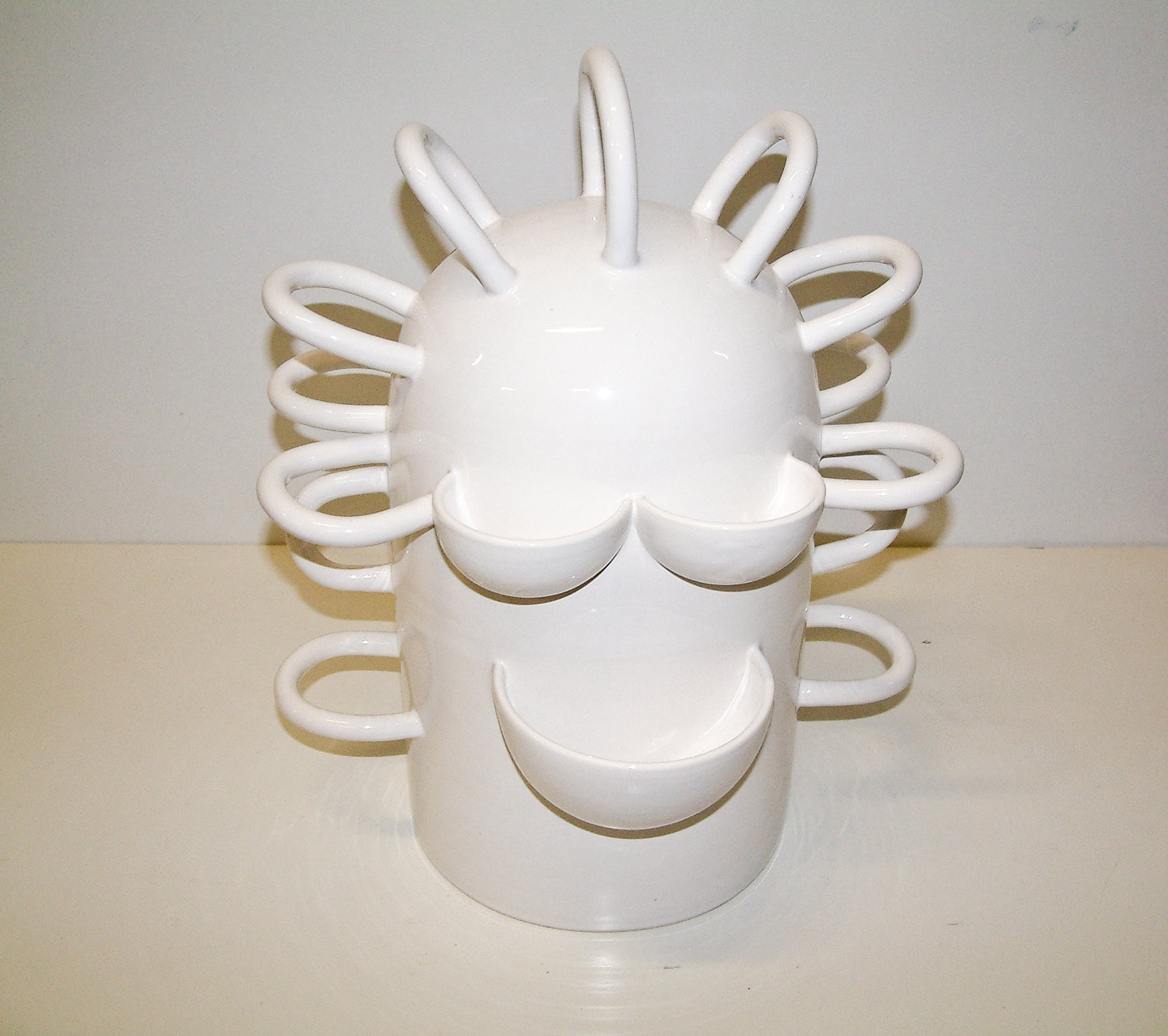 Florence Doleac for Radi Designers "Le Robot" Ceramic Fruit Bowl For Sale