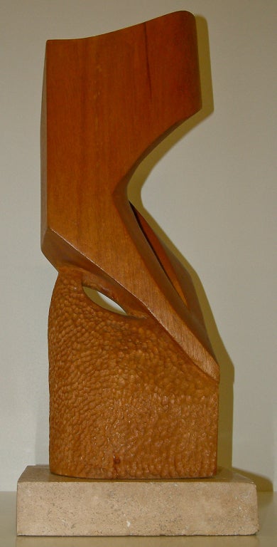 American Shirl Tandlich Wood Sculpture