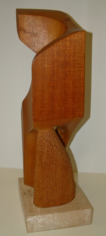 Mid-20th Century Shirl Tandlich Wood Sculpture