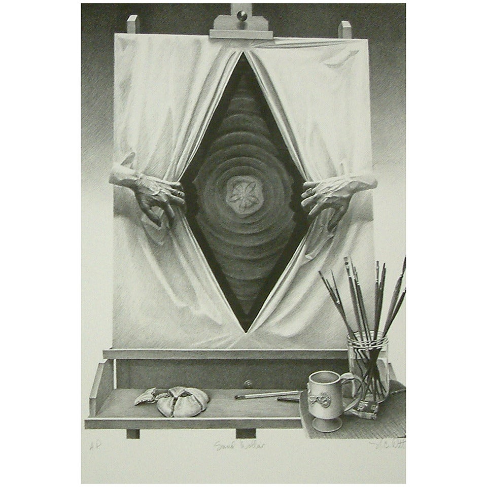 Nancy Camden Witt "Sand Dollar" Lithograph Artist Proof 1980 For Sale