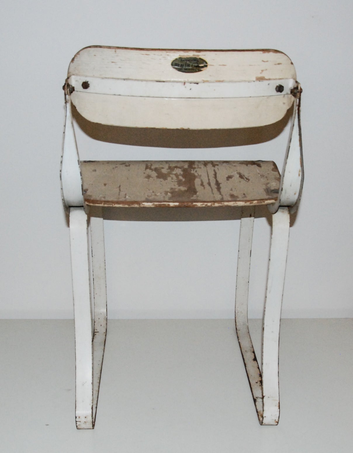 Industrial Herman Sperlich Health Chair for Ironrite Corporation, 1938, United States For Sale