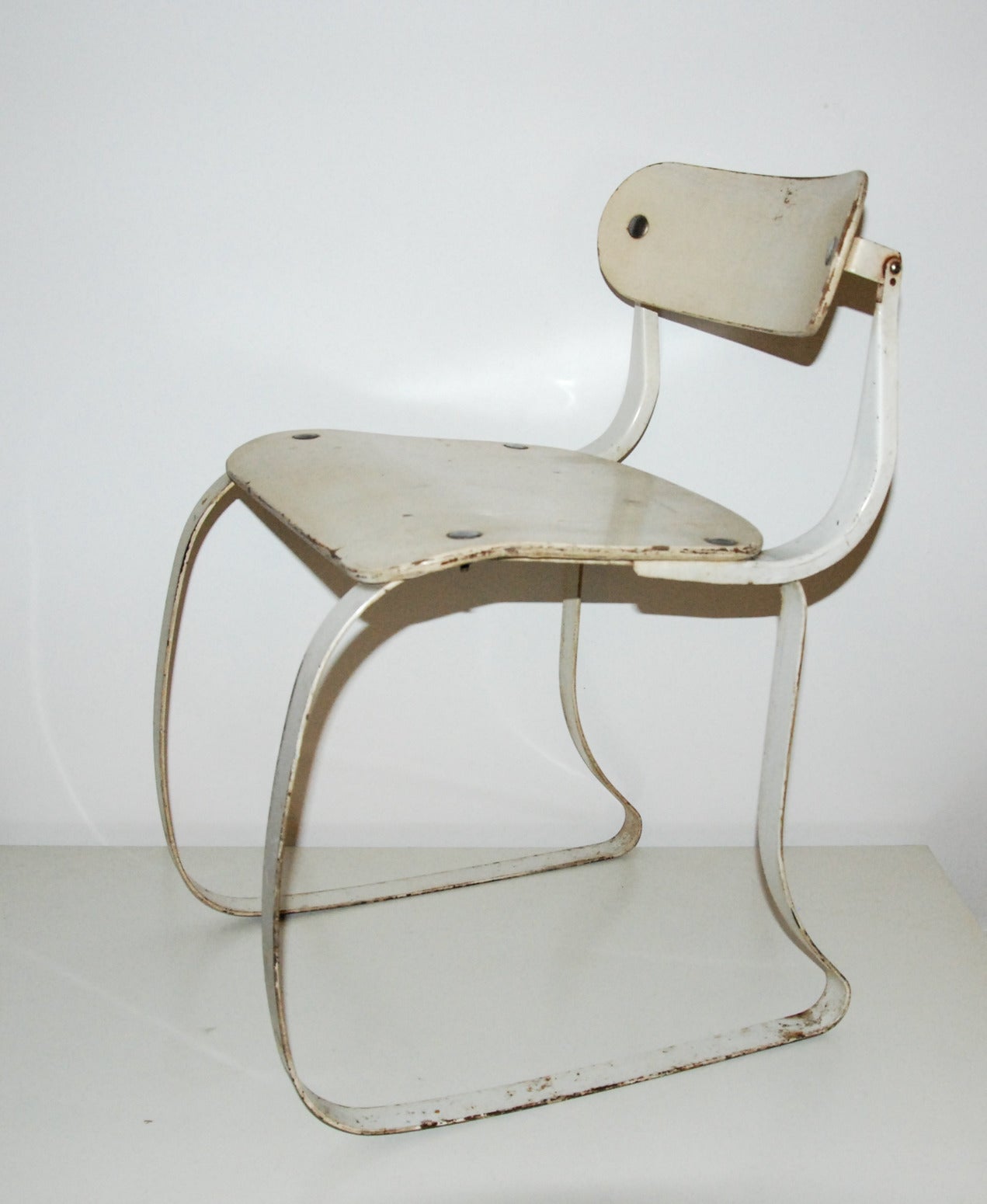 American Herman Sperlich Health Chair for Ironrite Corporation, 1938, United States For Sale