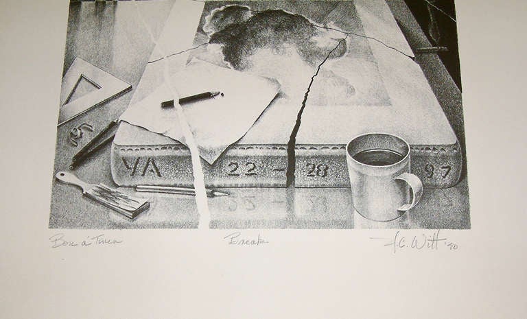 Nancy Camden Witt "Break" Bon à Tirer Lithograph 1980