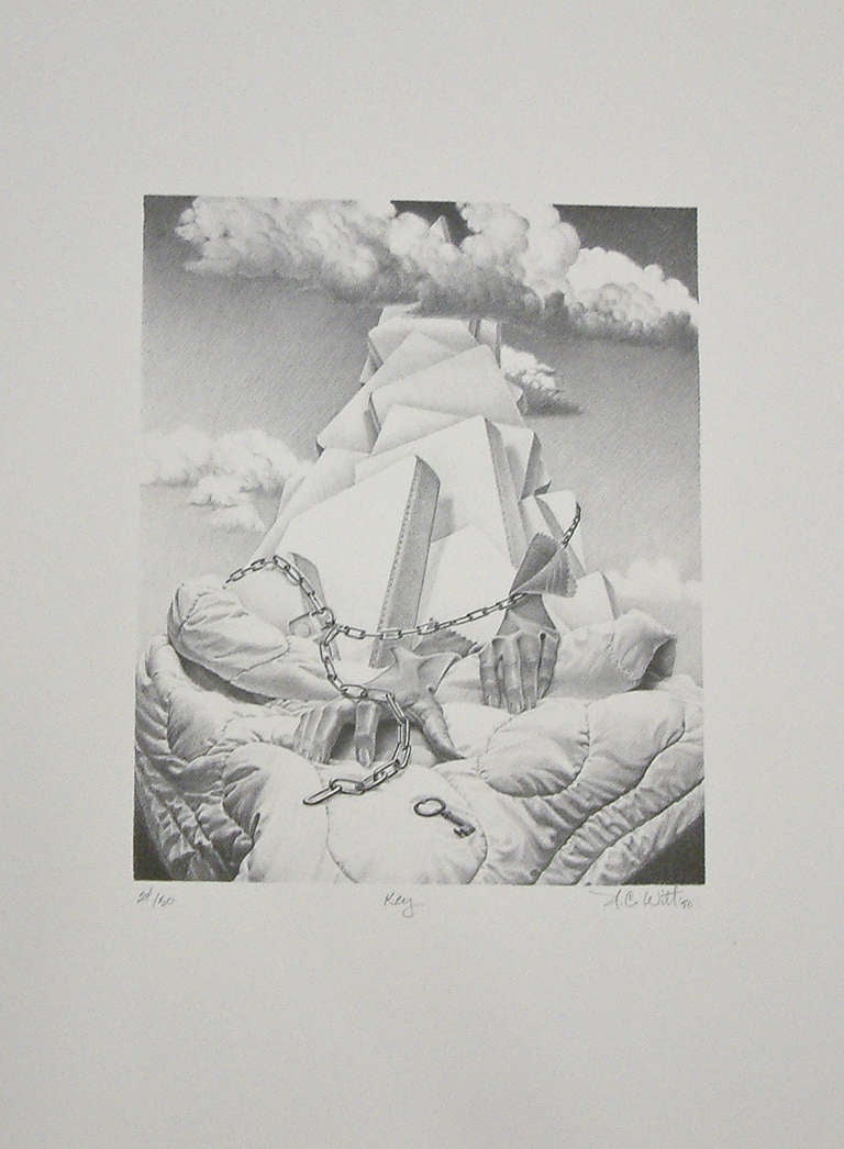 Nancy Camden Witt "Key" 24/50 Lithograph 1980