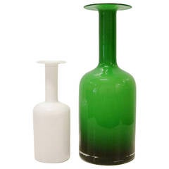 Otto Brauer for Kastrup-Holmegaard Glass Vases