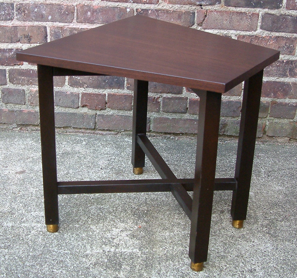 Walnut Dunbar Table By Edward Wormley For Sale 1