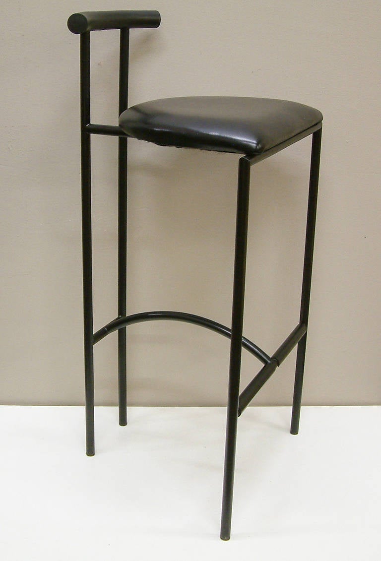 Pair of Bieffeplast Barstools Designed by Rodney Kinsman, Italy, 1980 In Excellent Condition For Sale In Richmond, VA