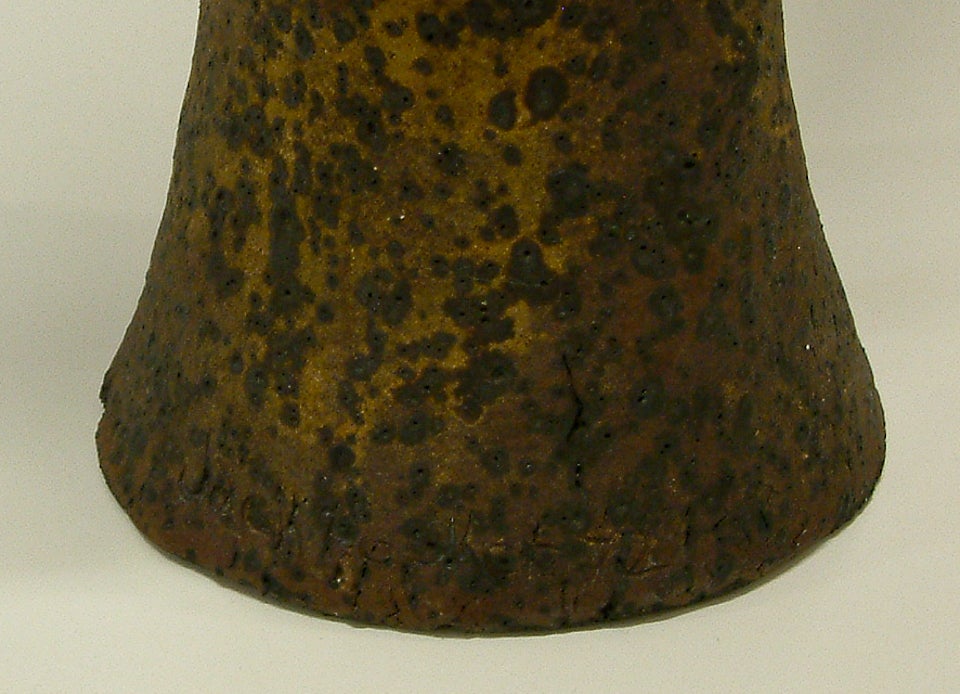 Late 20th Century Jack Hooker Ceramic Vase For Sale