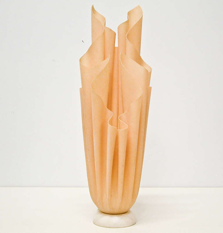 A striking pair of resin and marble Georgia Jacob 