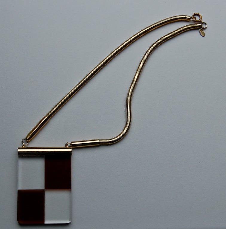 Pendant Necklace By Lanvin For Sale 4