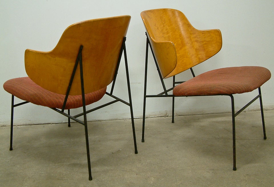 Danish Pair Ib Kofod-Larsen Lounge Chairs