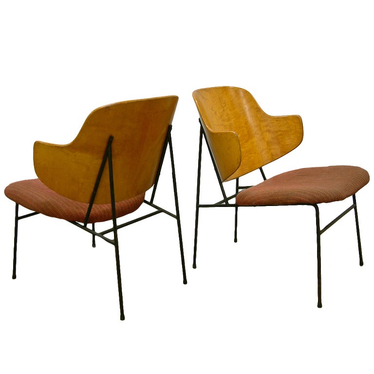 Pair Ib Kofod-Larsen Lounge Chairs