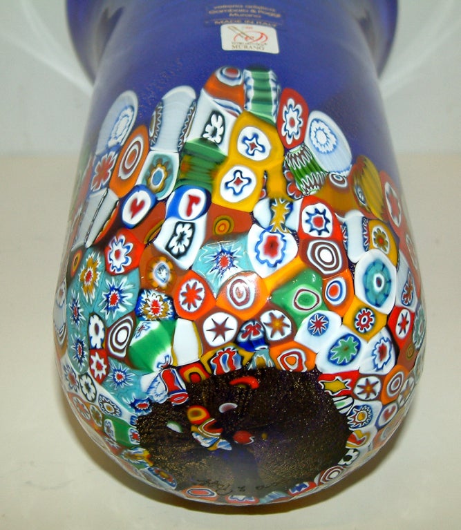 Glass Gambaro & Poggi Murano Vase