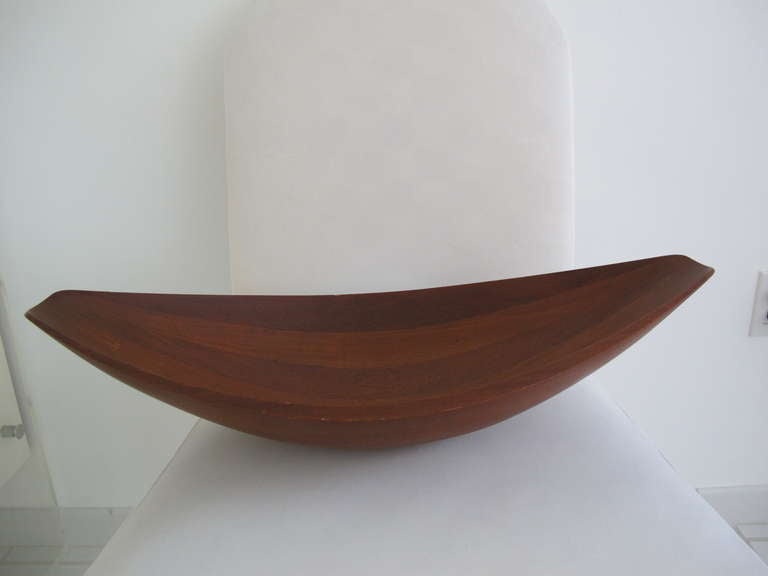 A classic teak wood bowl designed by Jens Quistgaard, Danish, (1919 – 2008).