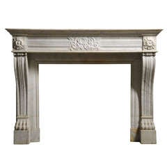 French Louis Philippe Period Marble Fireplace - 19th Century