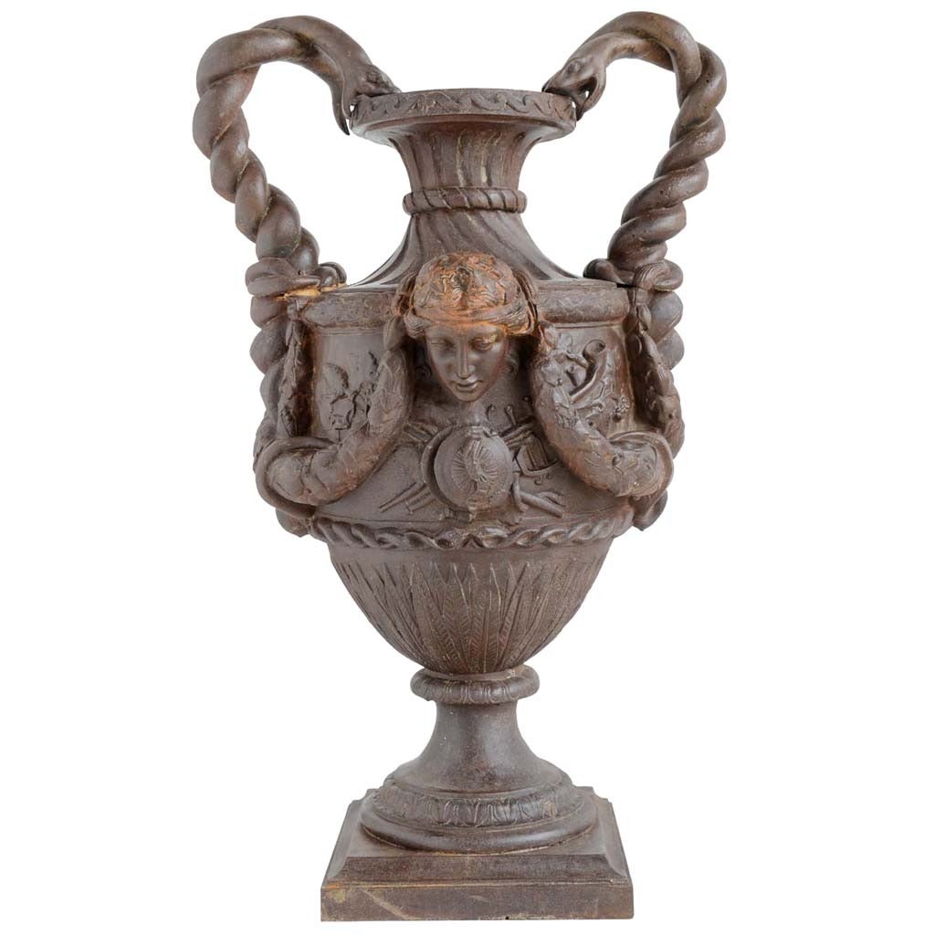 Cast Iron Vase cast iron vase 19th century at 1stdibs Cast Iron Vase cast iron vase 19th century at 1stdibs