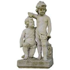 French Louis XV Period Stone Group - 18th Century 2