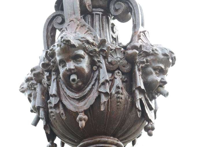 Cast Iron Fountain Center Piece, Late 19th Century # E6399 For Sale 4