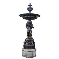 Cast Iron Fountain Center Piece, Late 19th Century # E6399