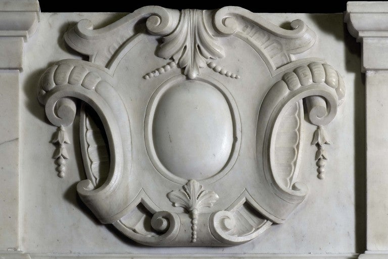 19th Century An important white Carrara marble fountain dated middle of 19th C. Origin : Roma