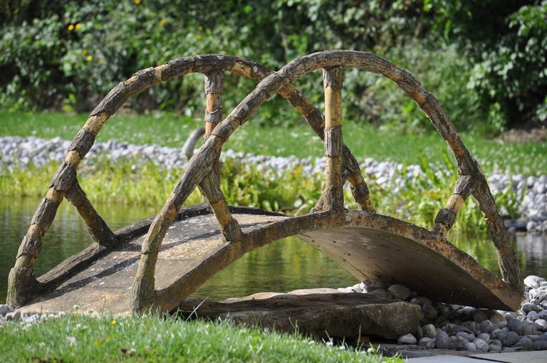 A cement bridge dated early 20th C.