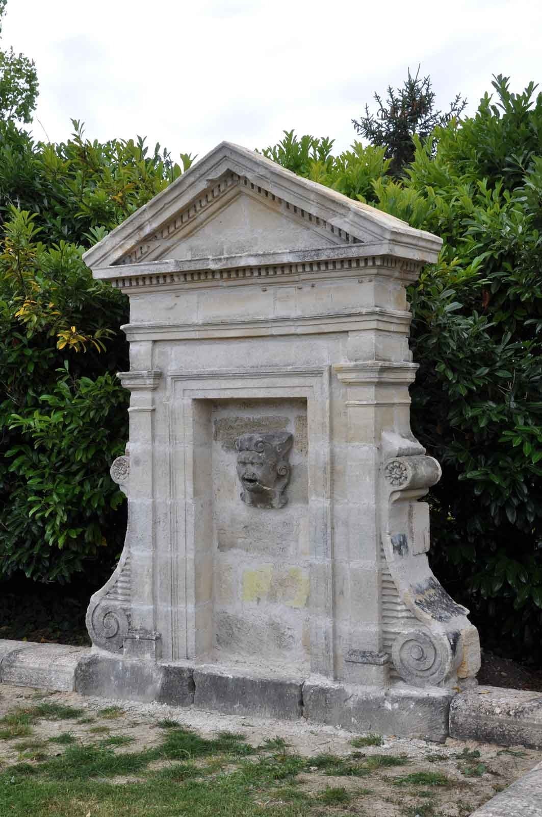 French Stone Fountain, 19th Century