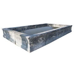 Antique French Louis XIV Style Stone Basin, 19th Century