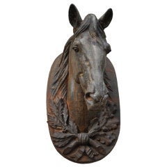 Vintage Cast Iron Horse Head