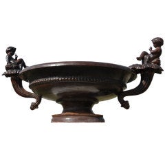 Cast iron vase dated 19th century