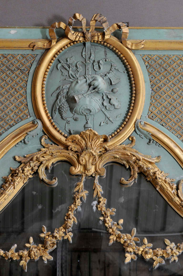 French Louis XVI style pierglass - 19th century In Good Condition In Richebourg, Yvelines