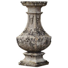 Antique Stone Pedestal, 18th Century