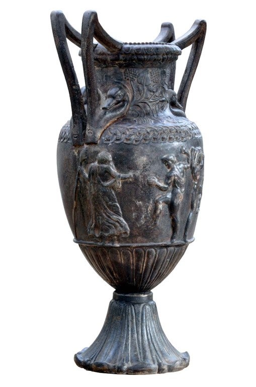 Cast Iron Vase For Sale 1