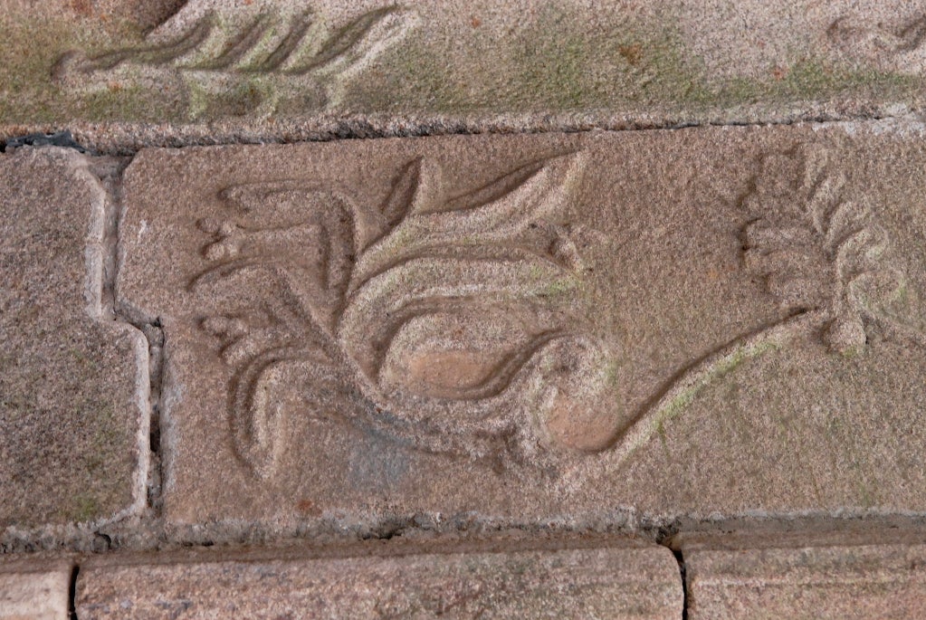 French gothic period granite fireplace 15th century at 1stDibs