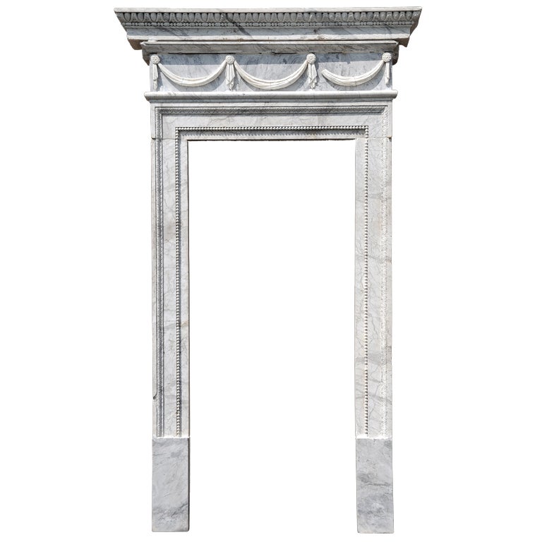 18th century marble doorway