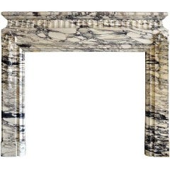 French Louis the 14th style  marble fireplace - 19th century