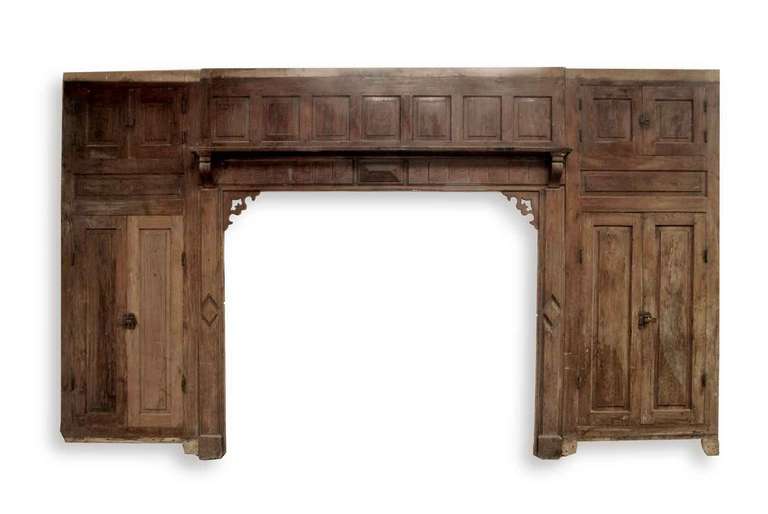 A 19th century woodwork. Opening : 66 x 80 in. # P 0868.