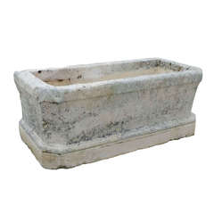 Monolithic stone basin - 18th century