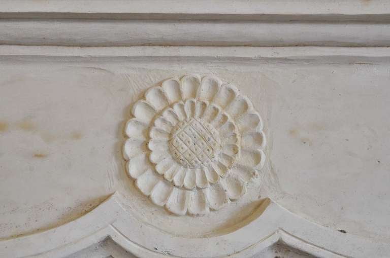 Louis XIII French Louis the 13th Limestone Fireplace, 17th Century For Sale