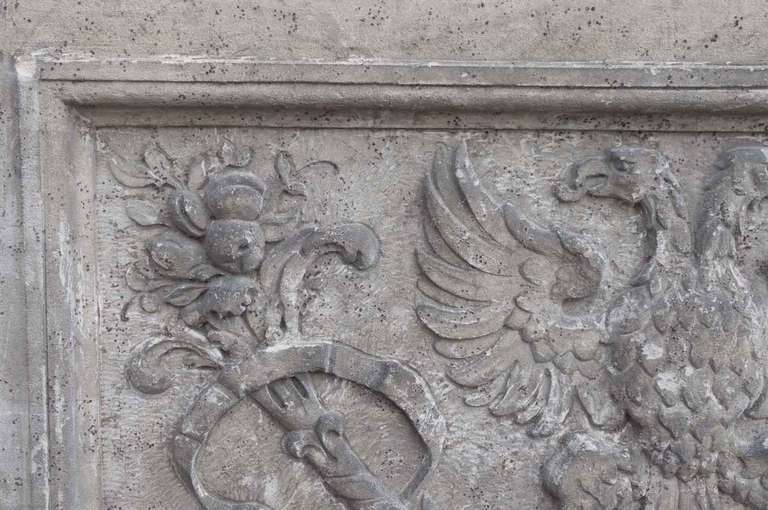 French Renaissance style stone bas relief - 19th Century at 1stDibs