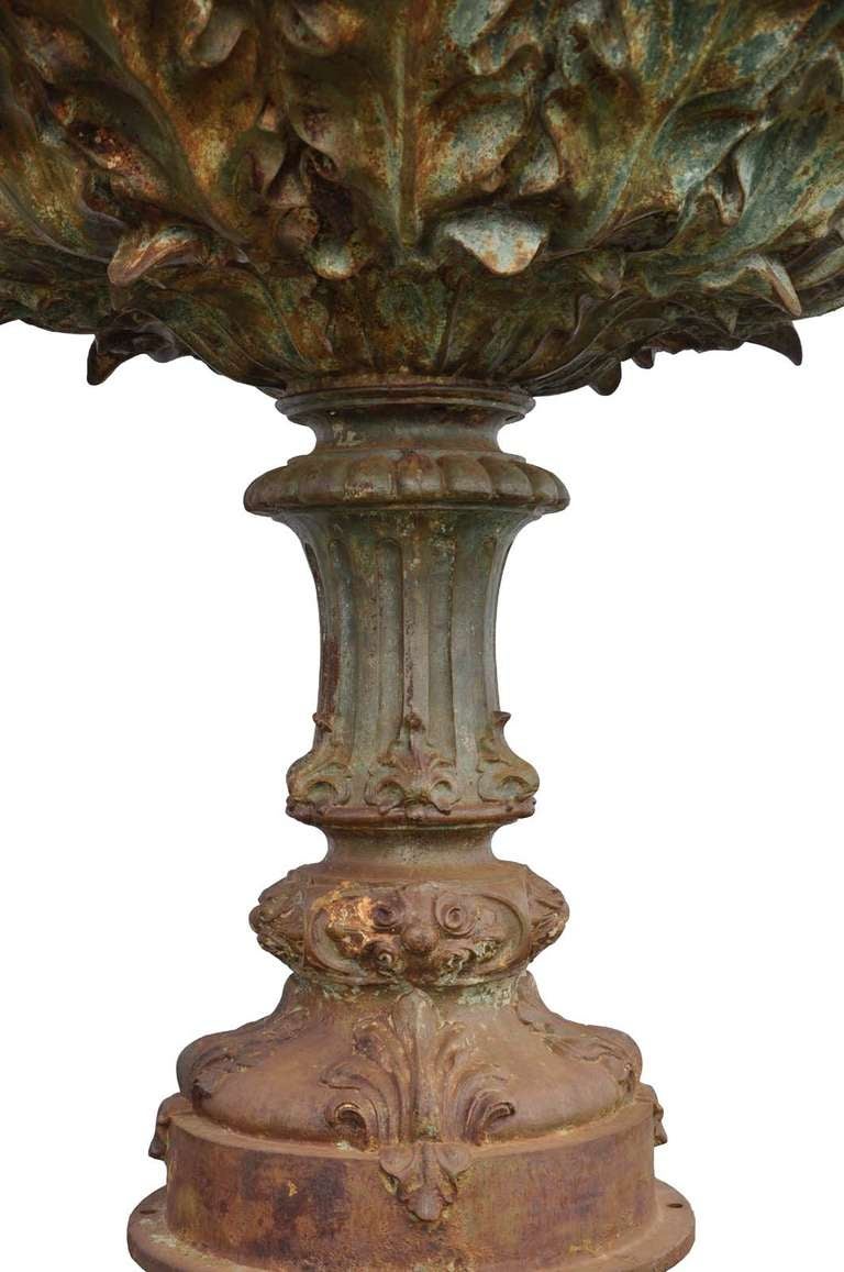 Cast Iron Fountain Cast by Val d'Osne and Dated Late 19th Century For Sale 1