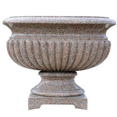 Red Granite Planter, 19th Century 5